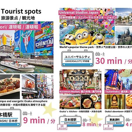Bijou Suites Ai Premium Osaka Bagian luar foto